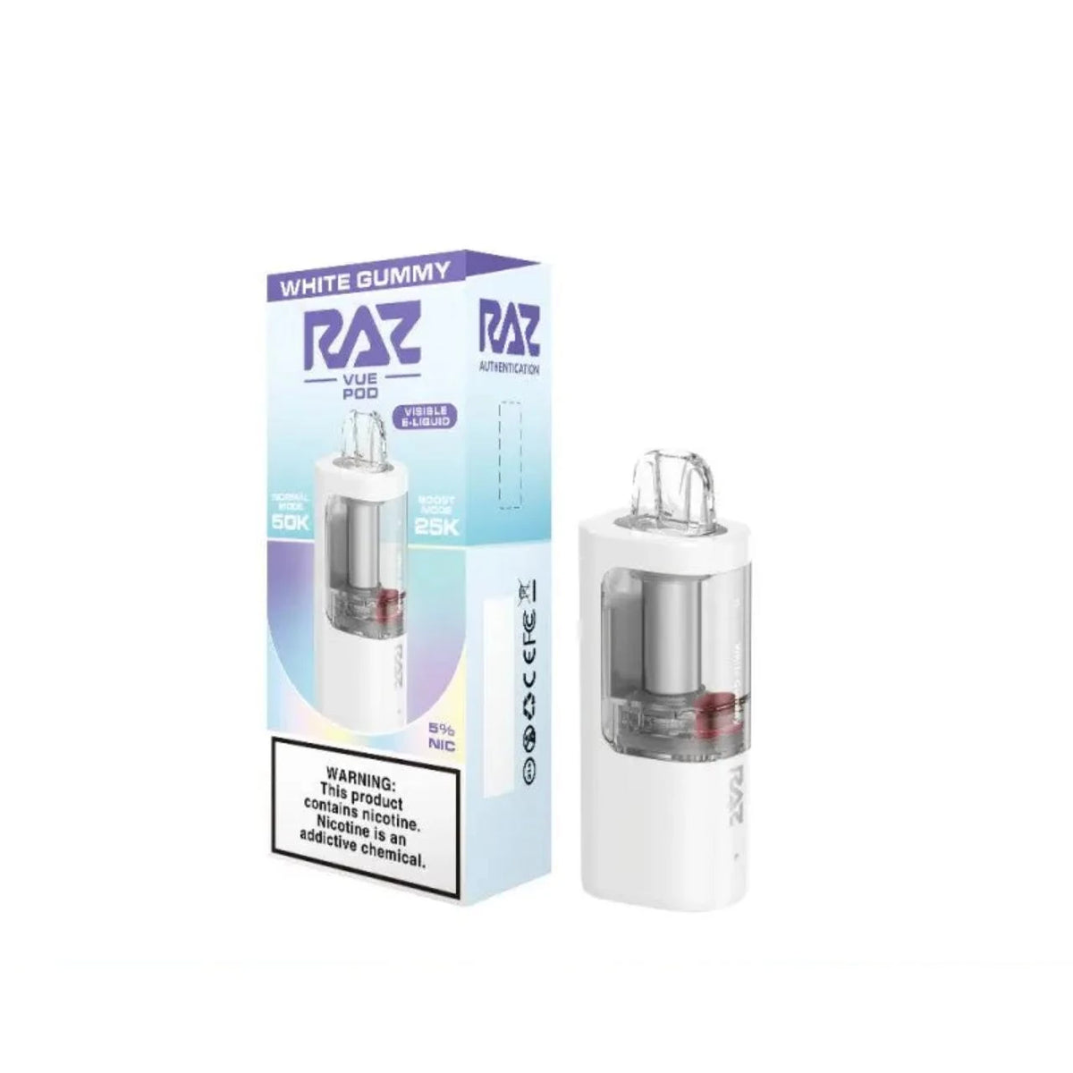 RAZ Vue 50000 Puffs Disposable Pods 5CT/Display