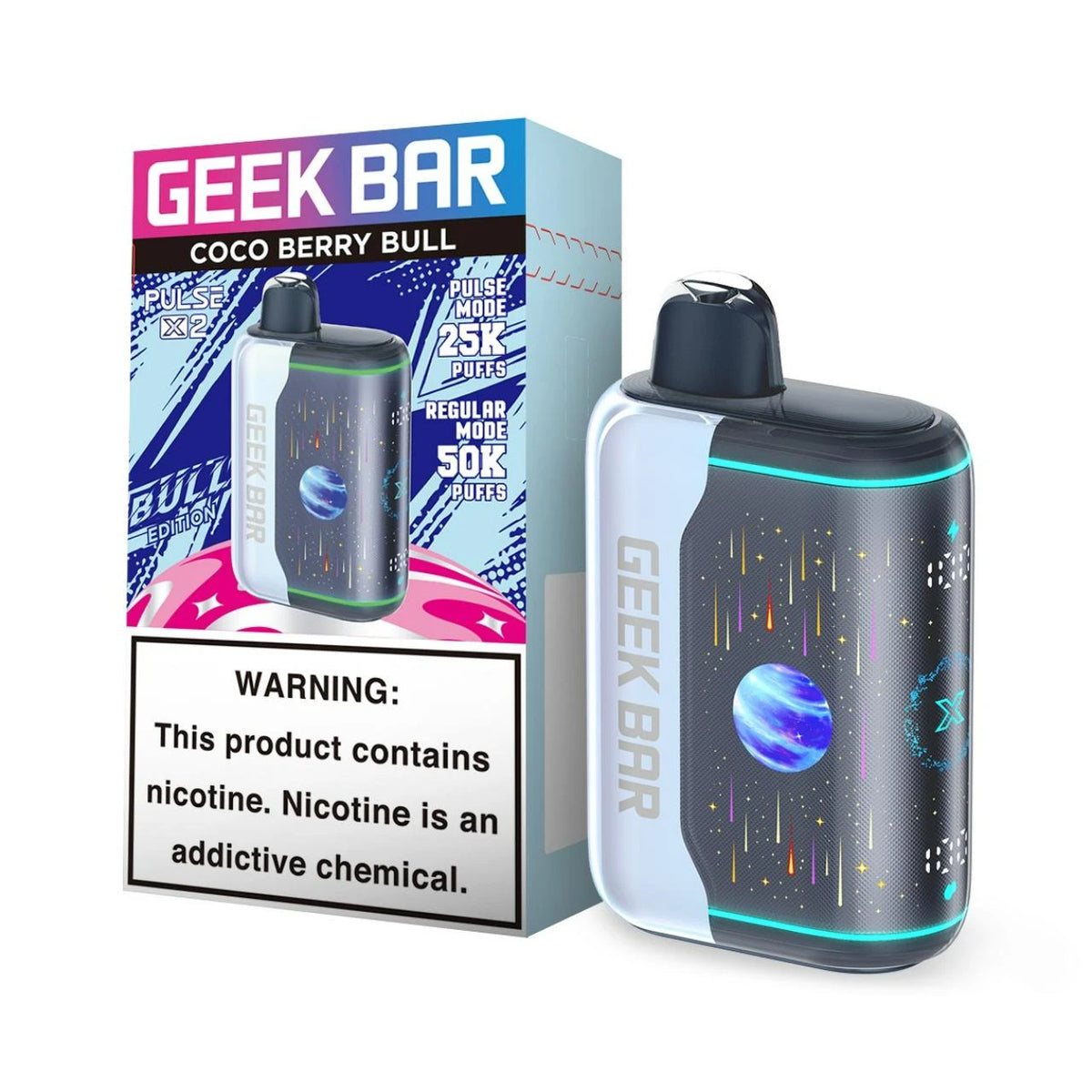 Geek Bar Pulse X2 50000 Puffs Disposable Vape 5CT/Display