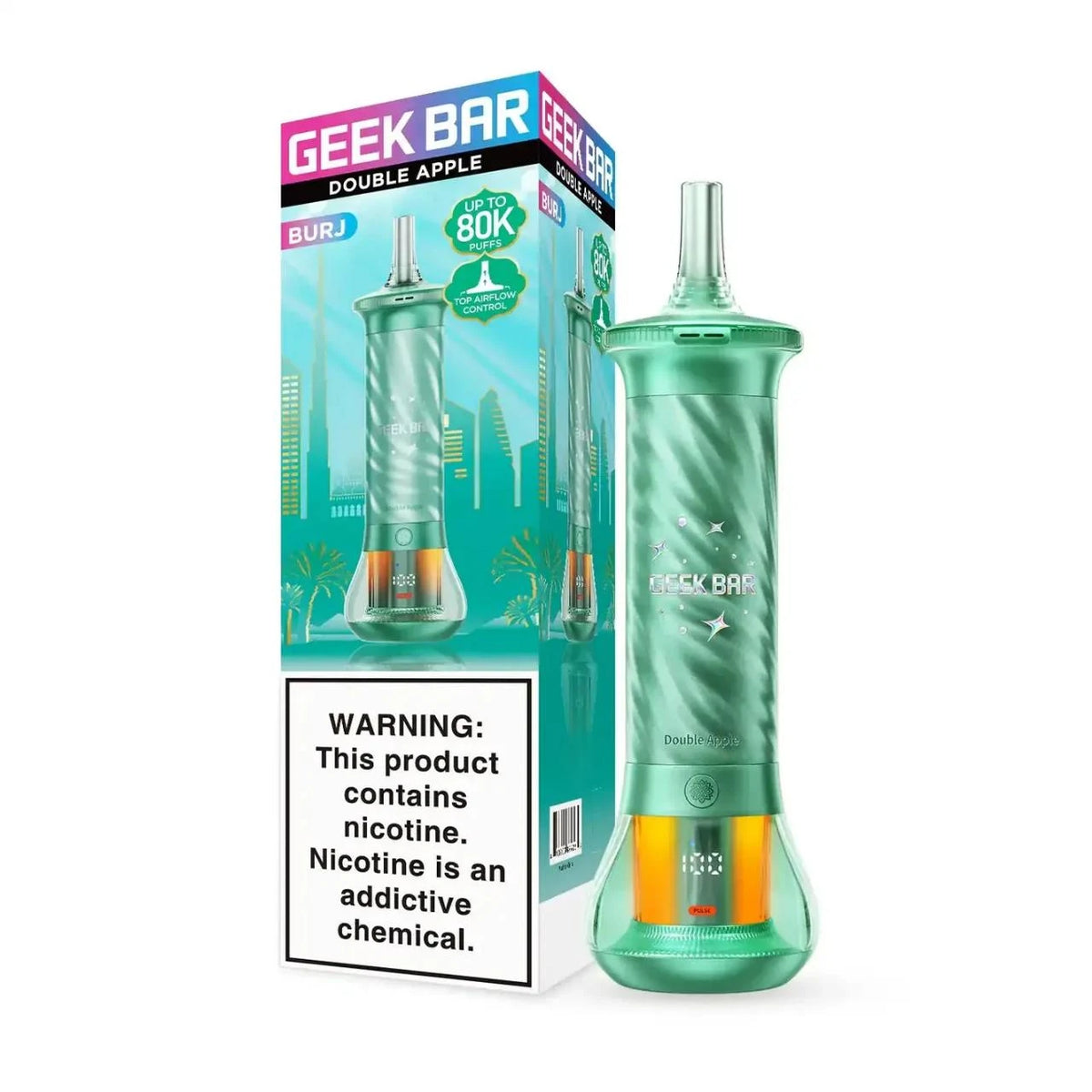 Geek Bar Burj 80000 Puffs Disposable Vape 5CT/Display