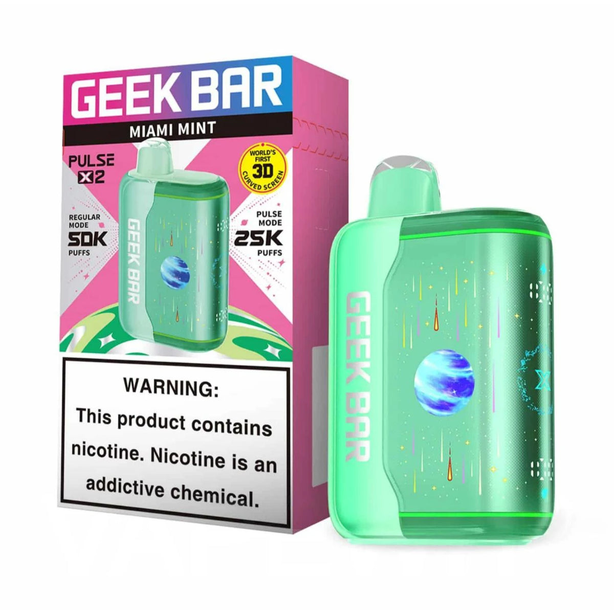 Geek Bar Pulse X2 50000 Puffs Disposable Vape 5CT/Display