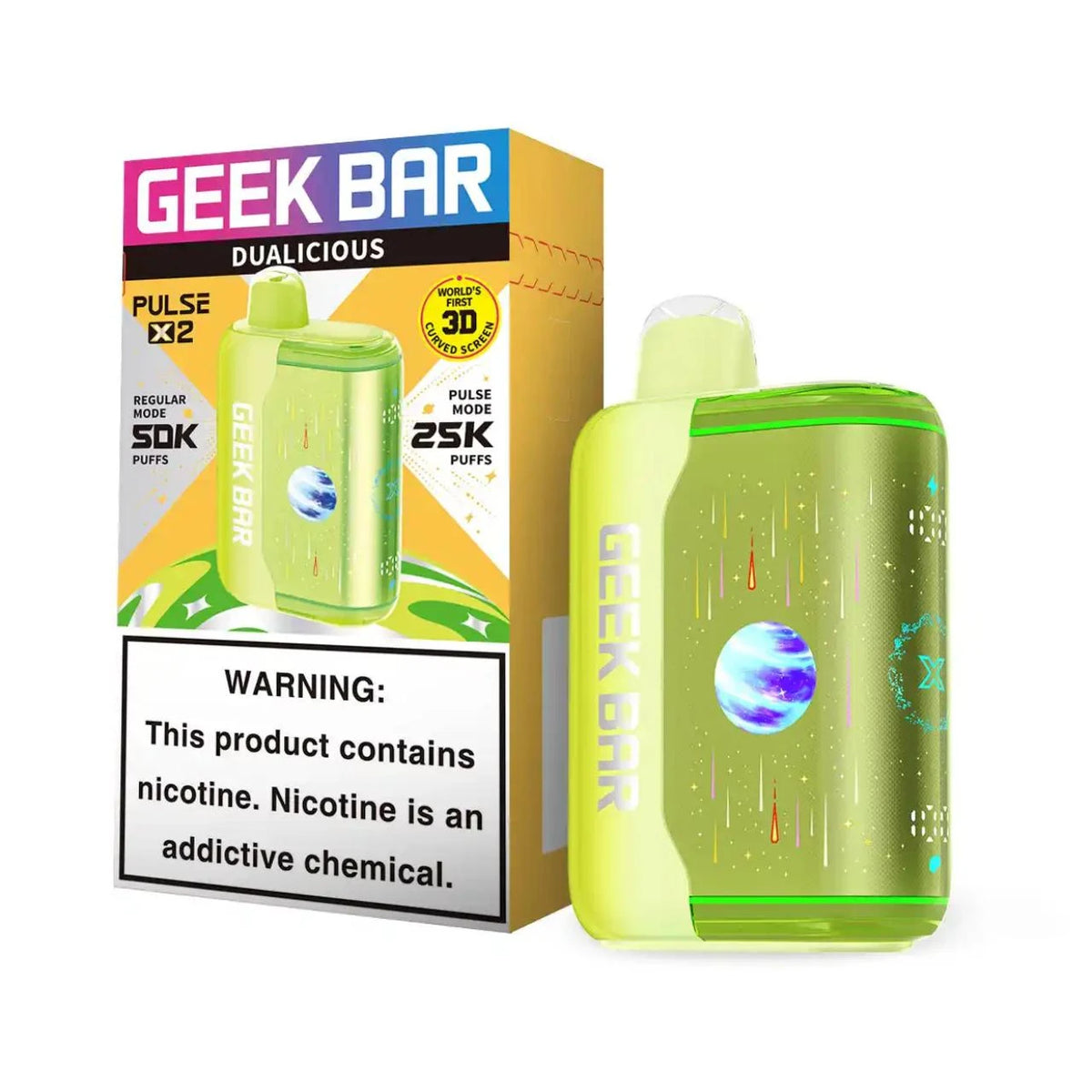 Geek Bar Pulse X2 50000 Puffs Disposable Vape 5CT/Display