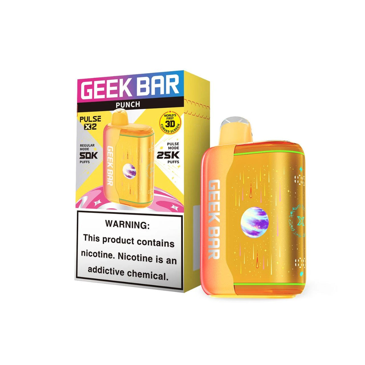 Geek Bar Pulse X2 50000 Puffs Disposable Vape 5CT/Display