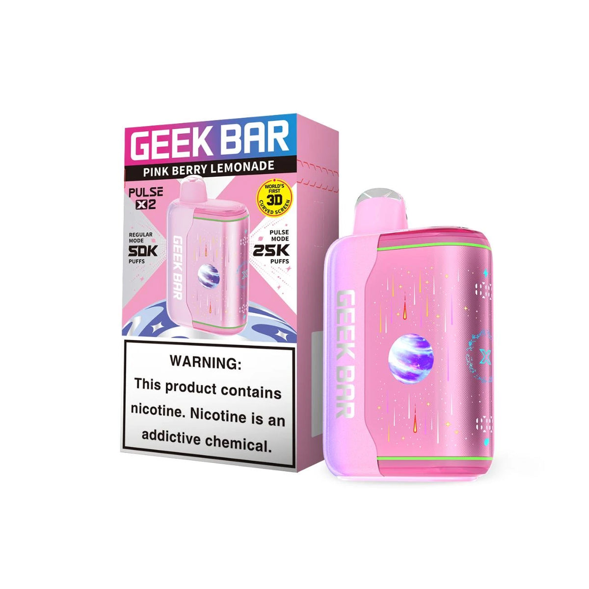 Geek Bar Pulse X2 50000 Puffs Disposable Vape 5CT/Display