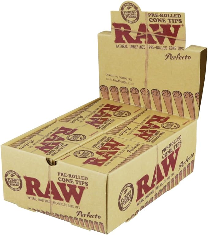 RAW Perfecto Pre-Rolled Cone Tips 20ct
