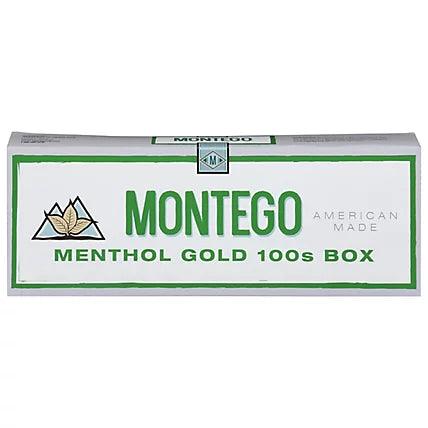 MONTEGO MENTHOL GOLD 100 BOX/10CT