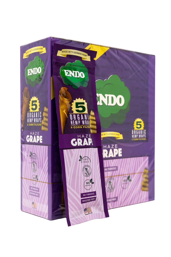 Endo Organic Hemp Wraps 4ct 15pk