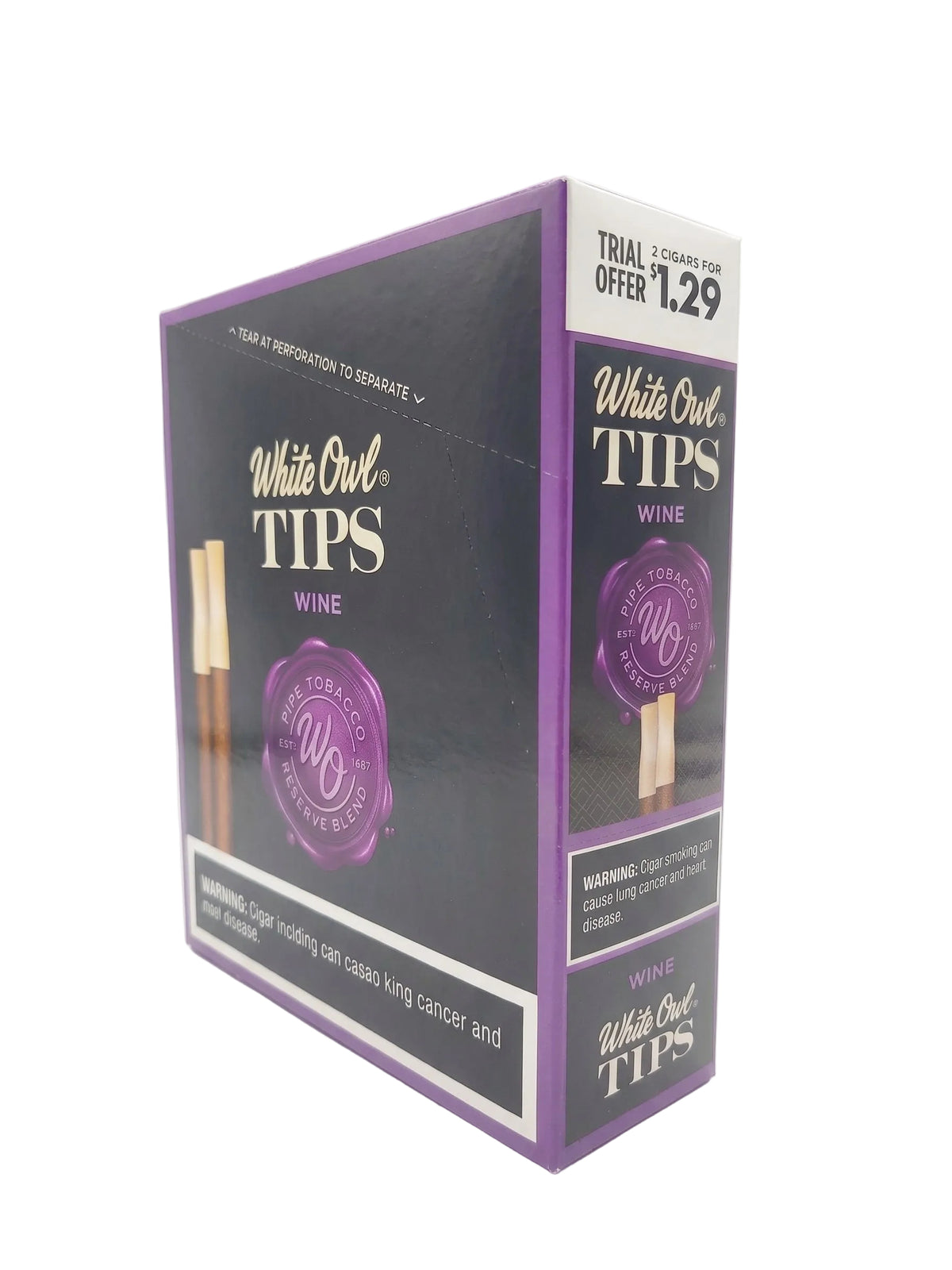 White Owl Tips 15/2PK 2 for $1.29