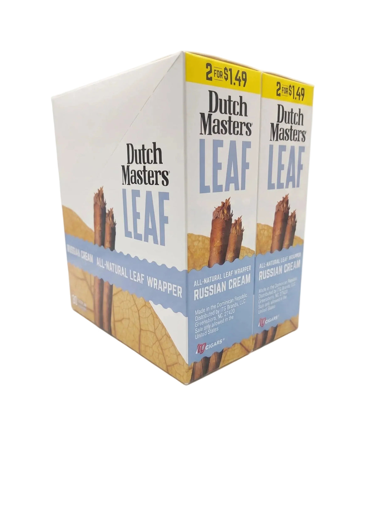 Dutch Masters Leaf Cigarillos - 15 Count Box of 2 Packs