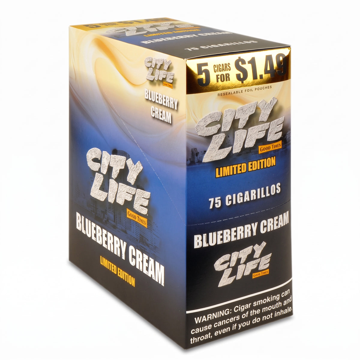 City Life Cigarillos 5 for $1.49 (15-Count Box of 5-Packs)