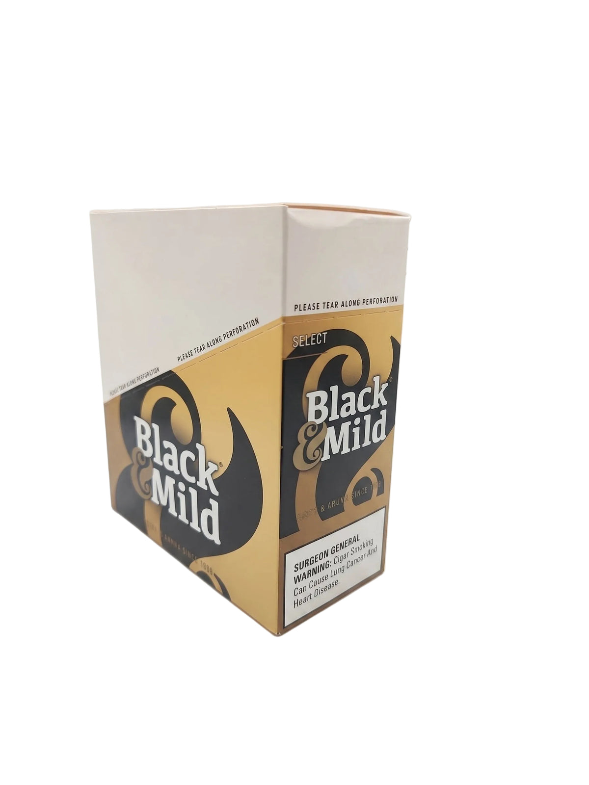 Black & Mild Tipped Cigarillos - 10 Count Box of 5 Packs