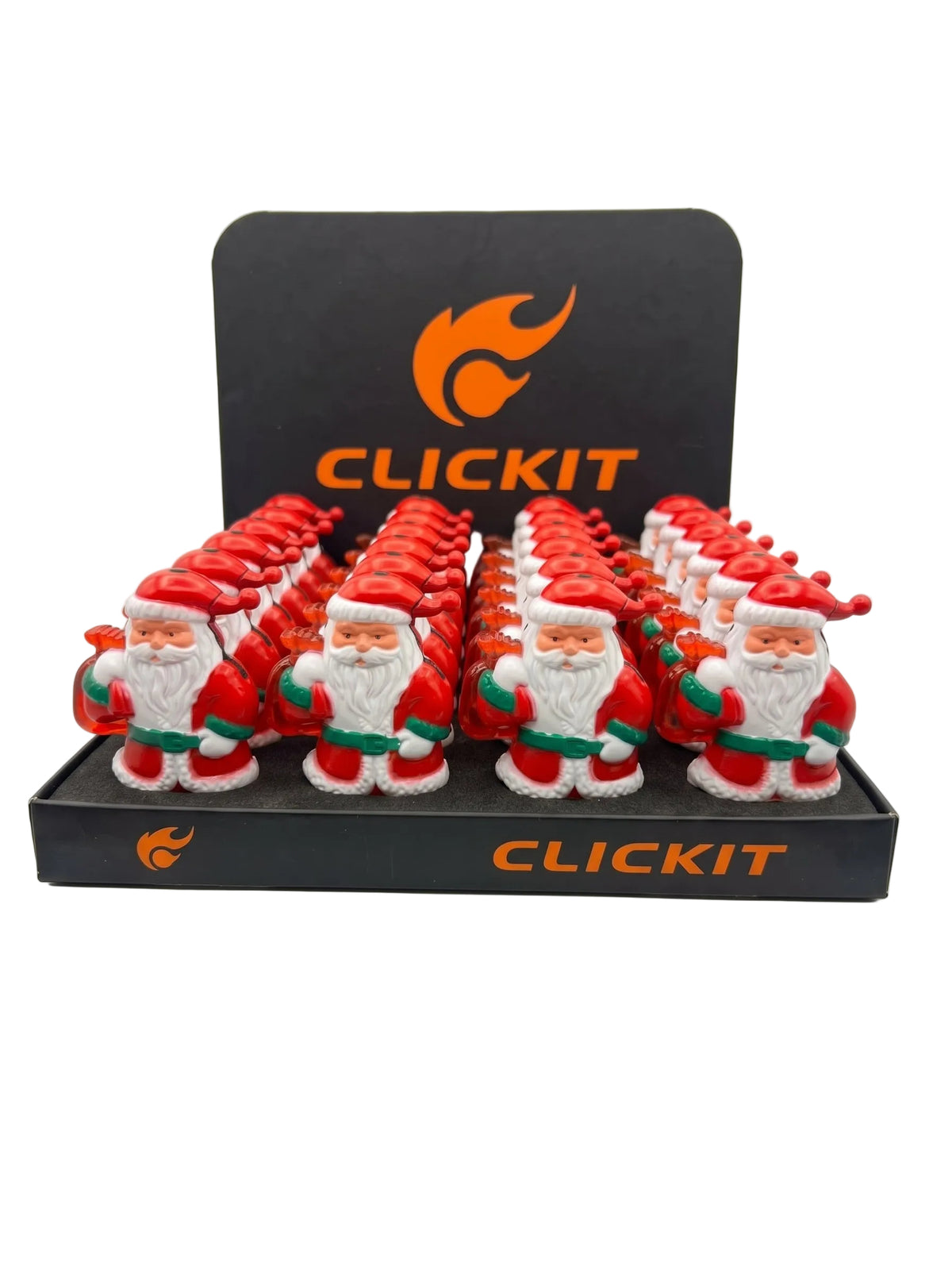 Santa Claus Lighters Display
