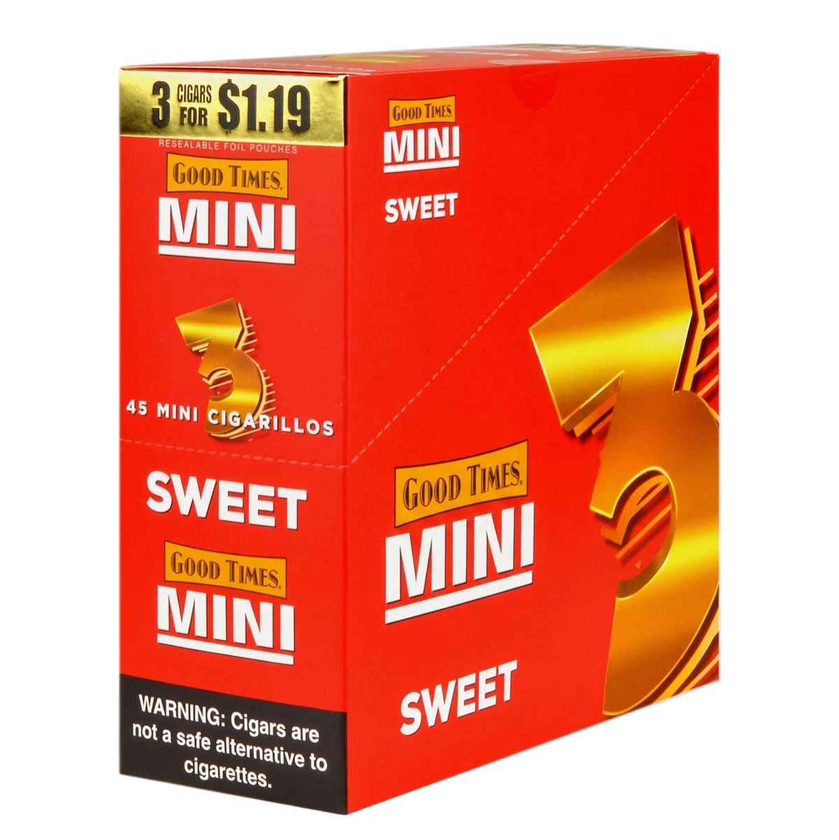 Good Times Cigarillos (15-Count Box of 3-Packs)