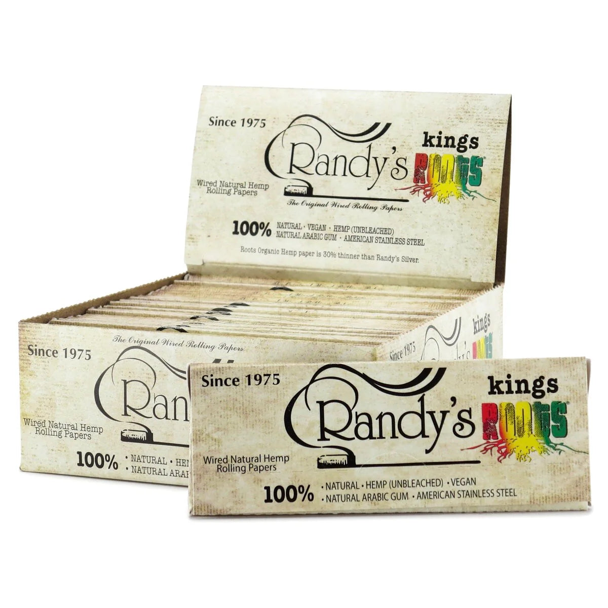 Randy's Roots King Size Papers 24ct 25pk