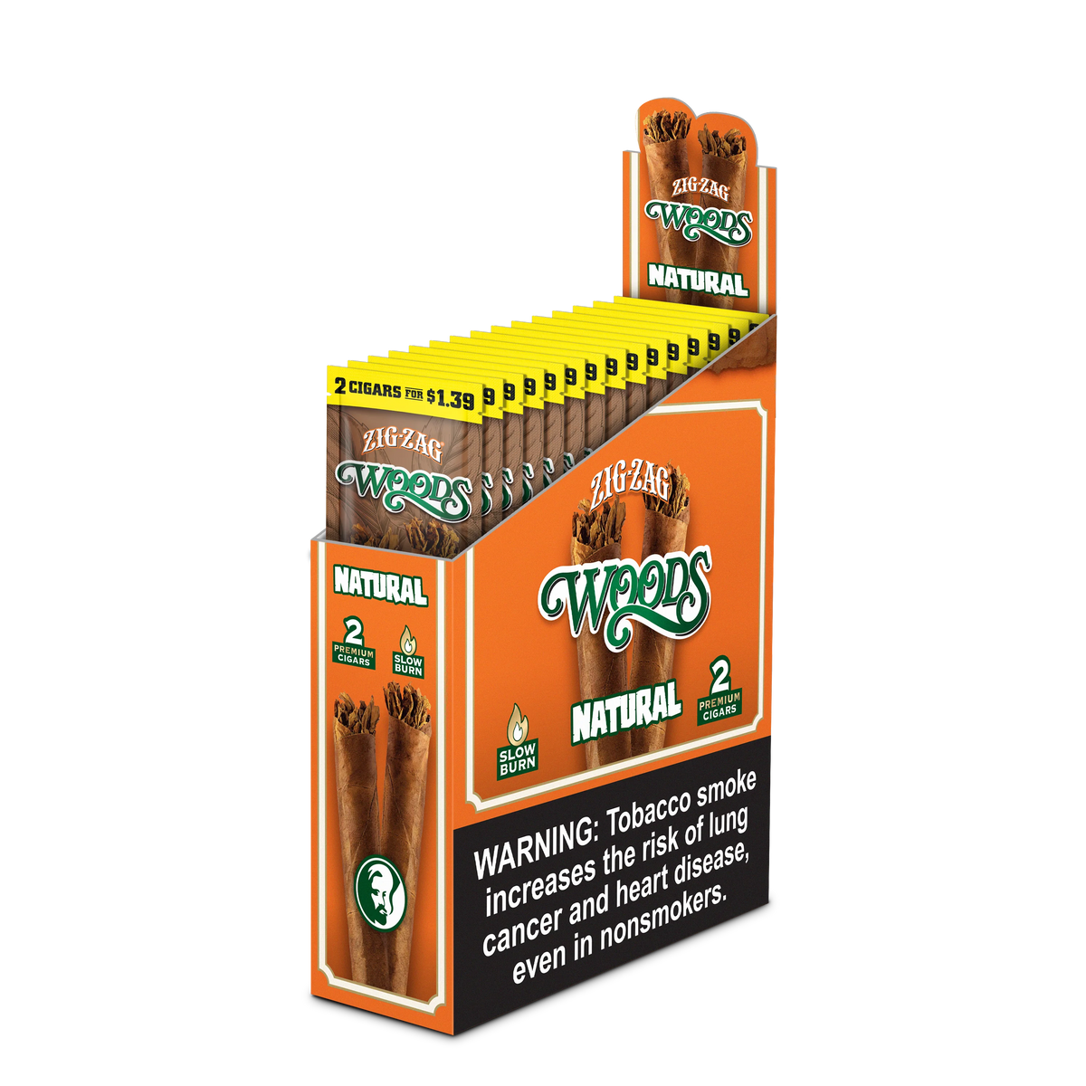 Zig-Zag Woodz - 15 Count Box of 2 Packs