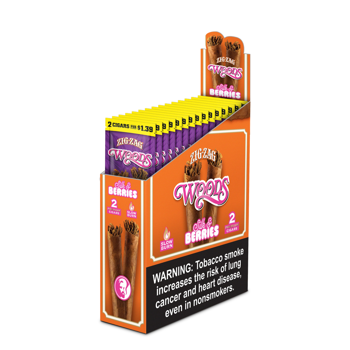 Zig-Zag Woodz - 15 Count Box of 2 Packs