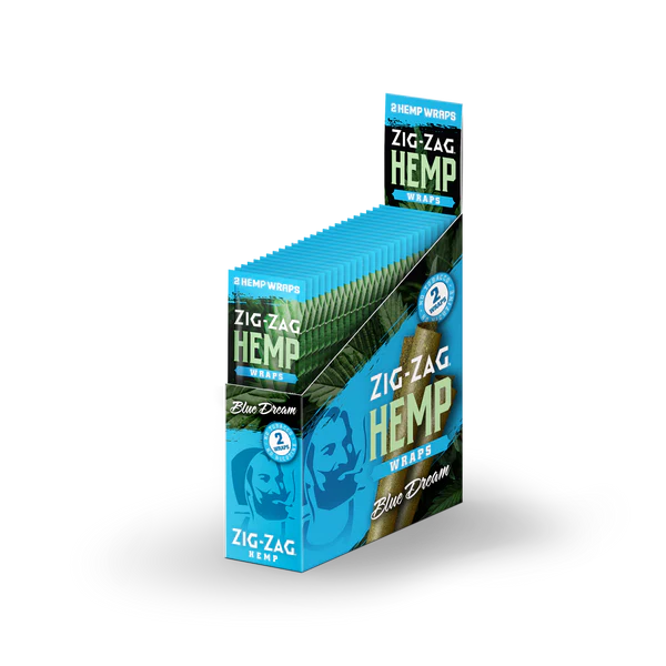 Zig-Zag Hemp Wraps – 25-Count Display Box