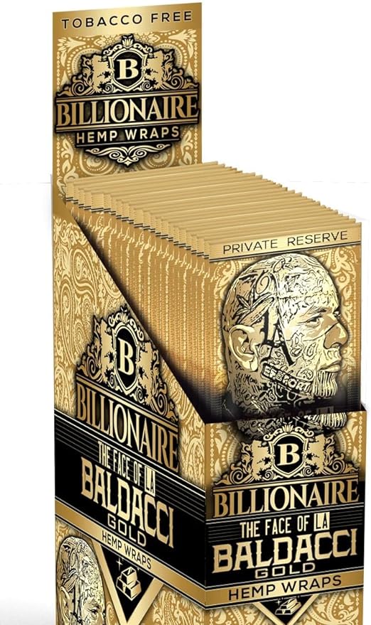 Billionaire Hemp Wraps 2ct 25pk