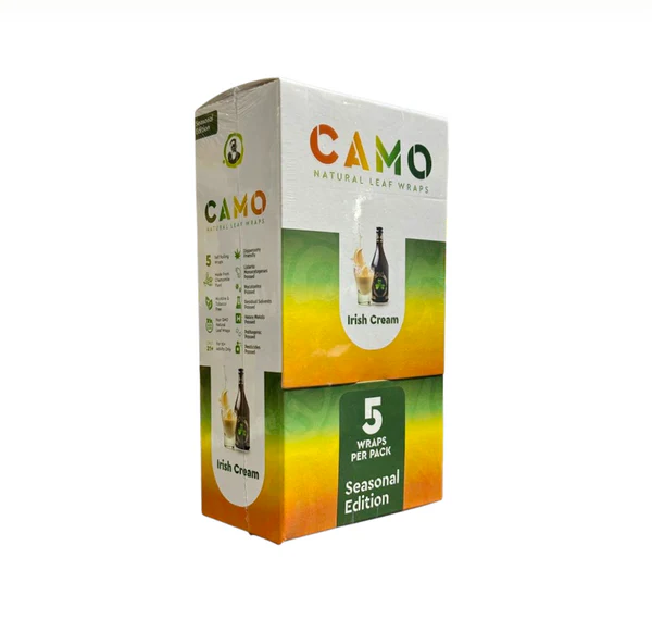 CAMO Natural Leaf Wraps 5ct 25pk