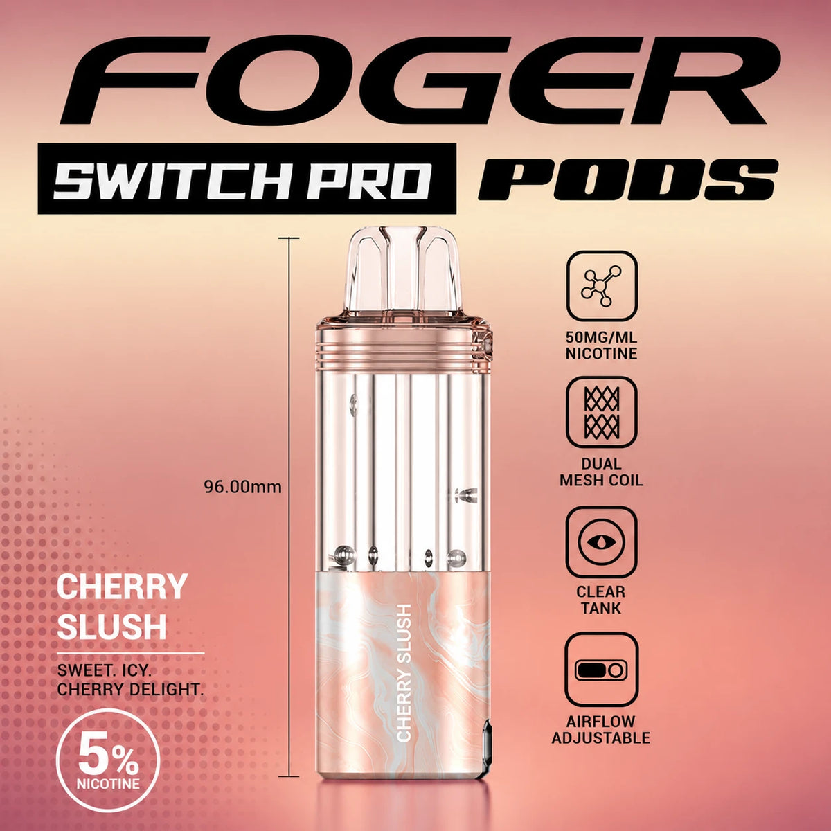Foger Switch Pro 30000 Puffs Disposable Pods 5CT/Display