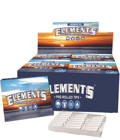 Elements Natural Grain Cut Pre Rolled Tips 20ct