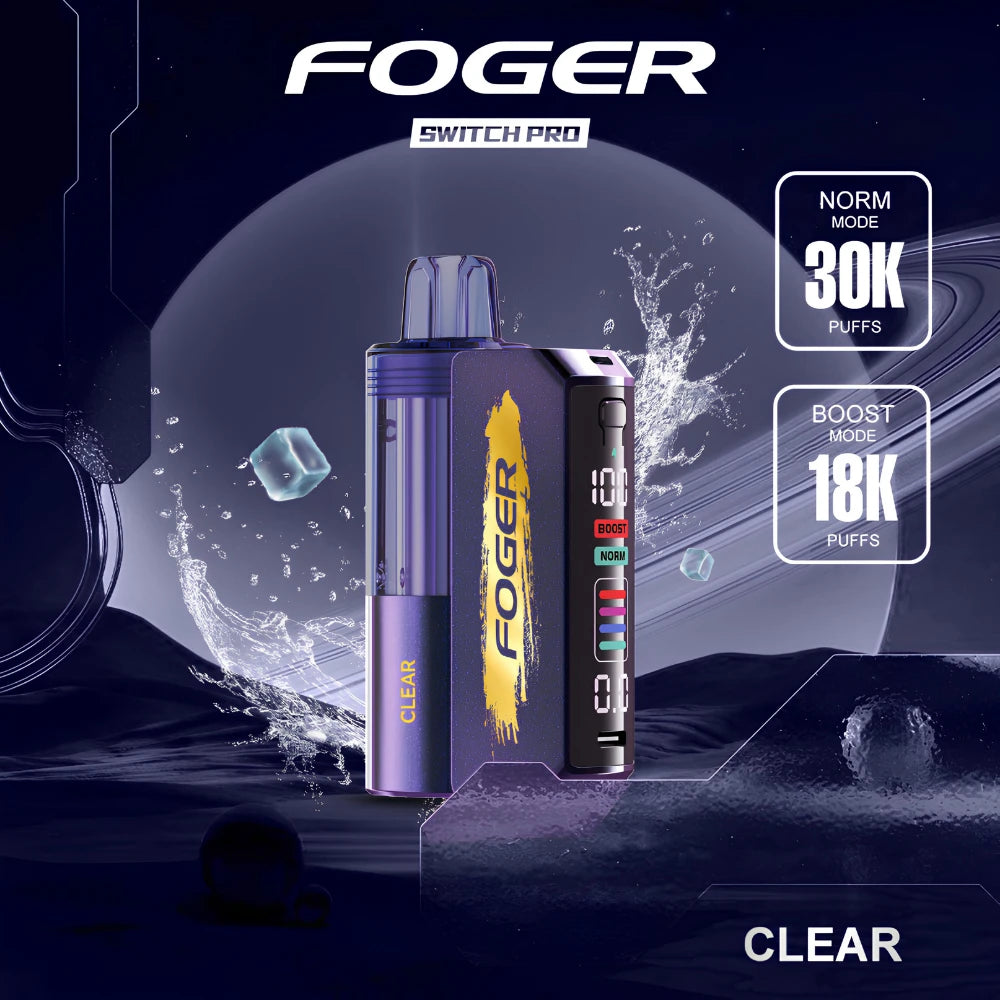 Foger Switch Pro 30000 Puffs Disposable Vape Kit 5CT/Display