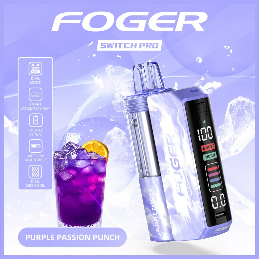 Foger Switch Pro 30000 Puffs Disposable Vape Kit 5CT/Display