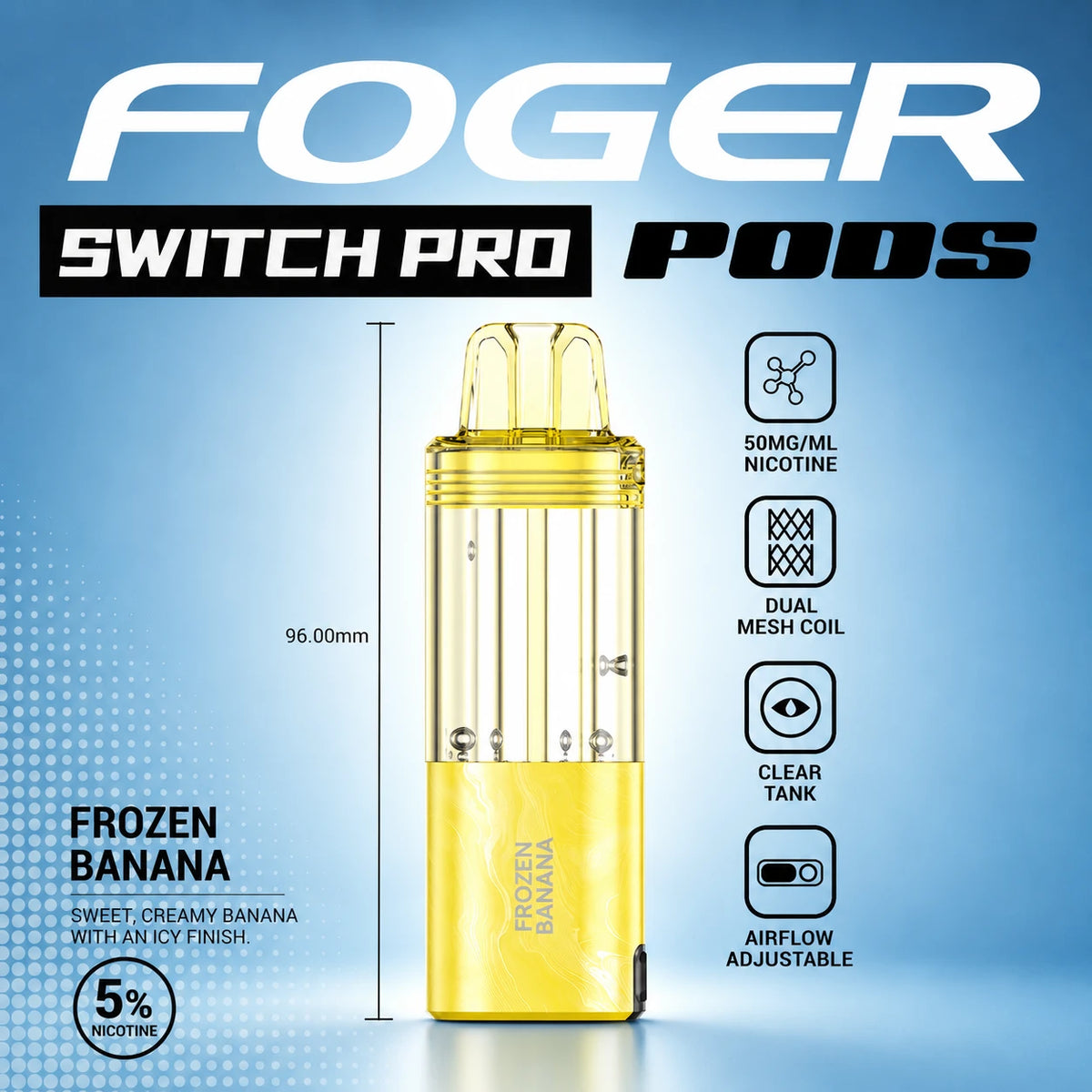 Foger Switch Pro 30000 Puffs Disposable Pods 5CT/Display