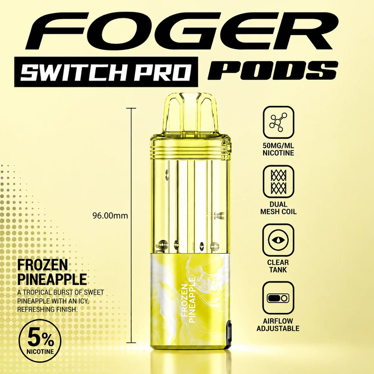 Foger Switch Pro 30000 Puffs Disposable Pods 5CT/Display