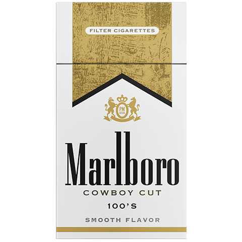 MARLBORO COWBOY CUT GOLD 100 BOX / 10CT
