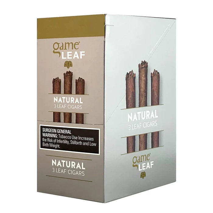 Game Leaf Cigarillos (10-Count Box of 3-Packs)