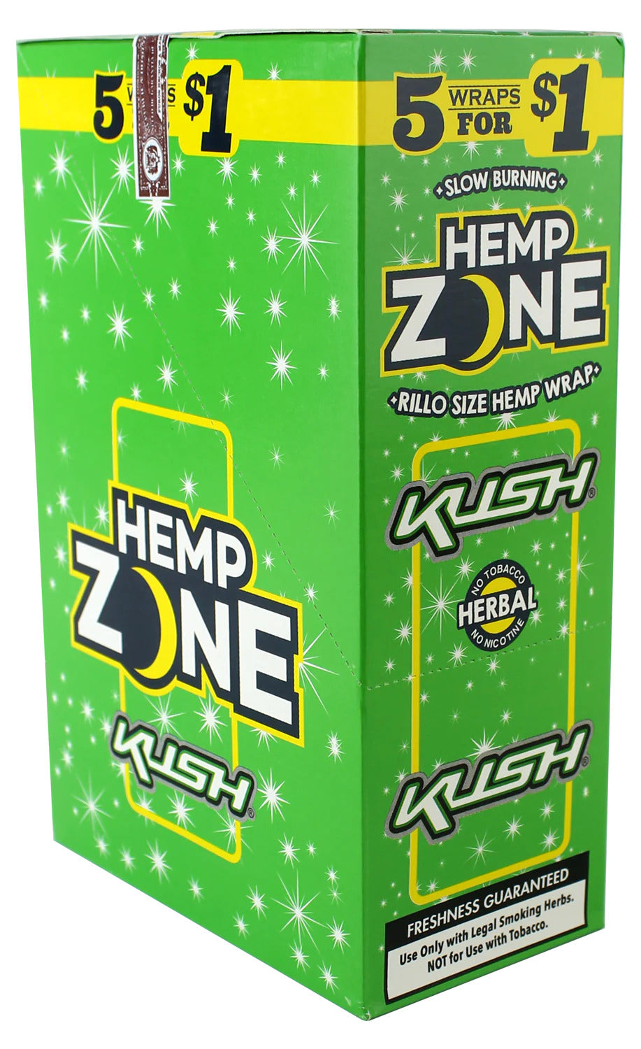 Hemp Zone Wraps 5ct 15pk