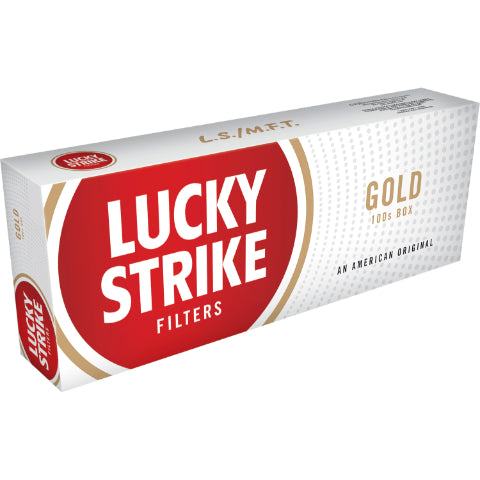 LUCKY STRIKE GOLD 100 BOX/10CT