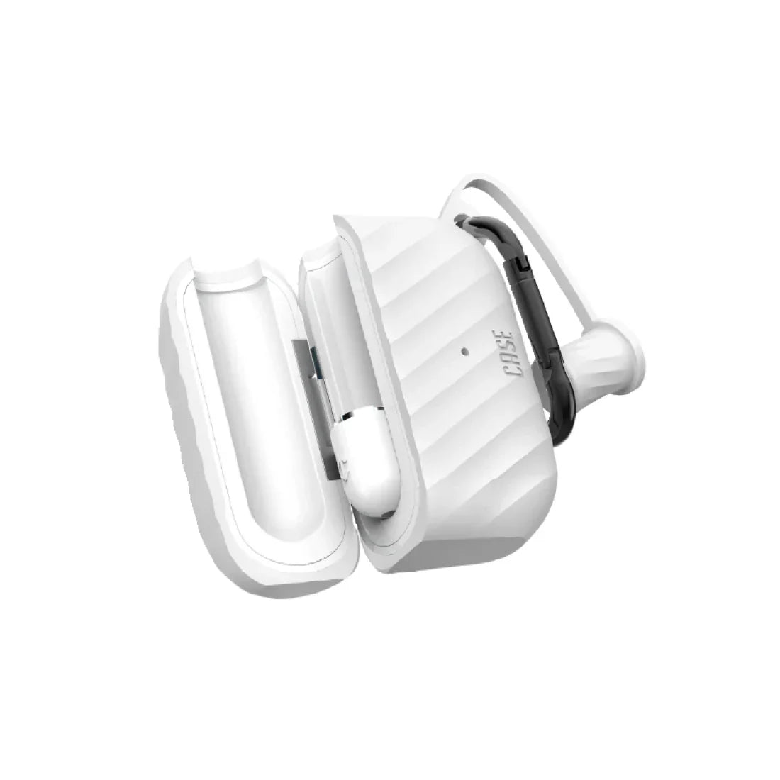 Front view of the Yocan Black Case Cart Battery in white. This fully enclosed 650mAh extraction unit houses up to 2-gram 510-threaded tanks entirely within its chassis to prevent structural damage and external visibility.