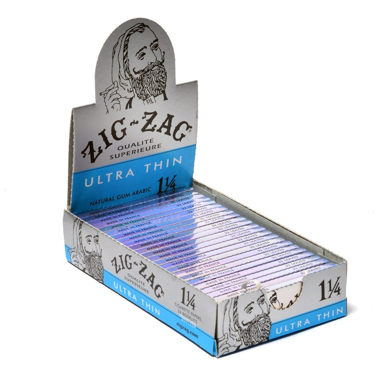 Zig Zag 1 1/4 Ultra Thin Rolling Papers 32ct 24pk