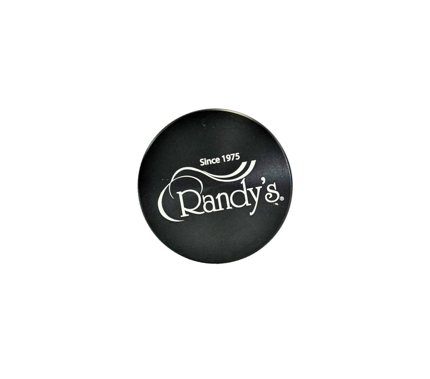 Randy's 55mm Revolution Herb Grinder Silver/Black