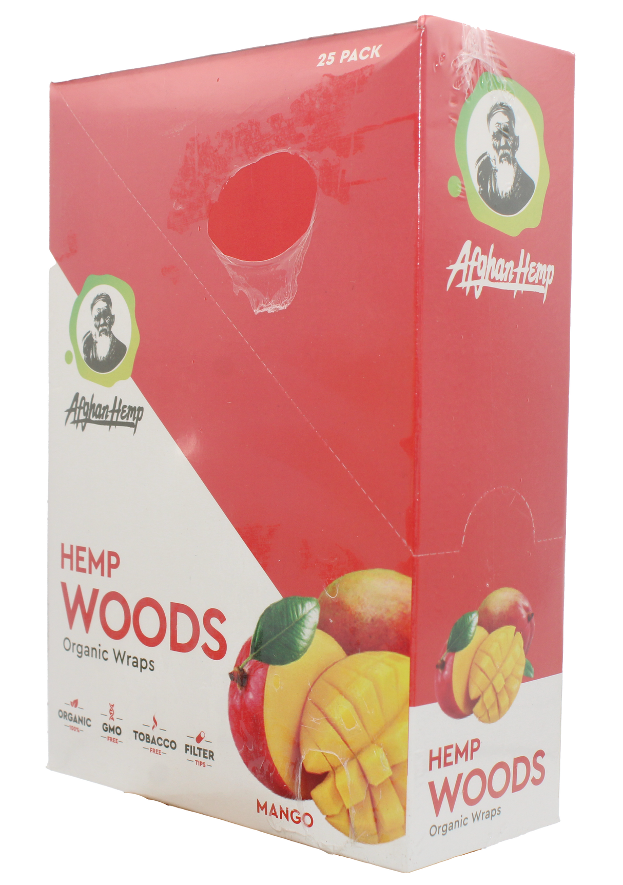 Afghan Hemp Woods Herbal Wraps 2ct 25pk