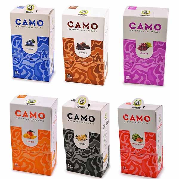 CAMO Natural Leaf Wraps 5ct 25pk