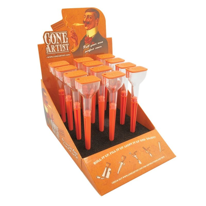 front angle view of the Cone artist display box. Perfect for the retail customer.