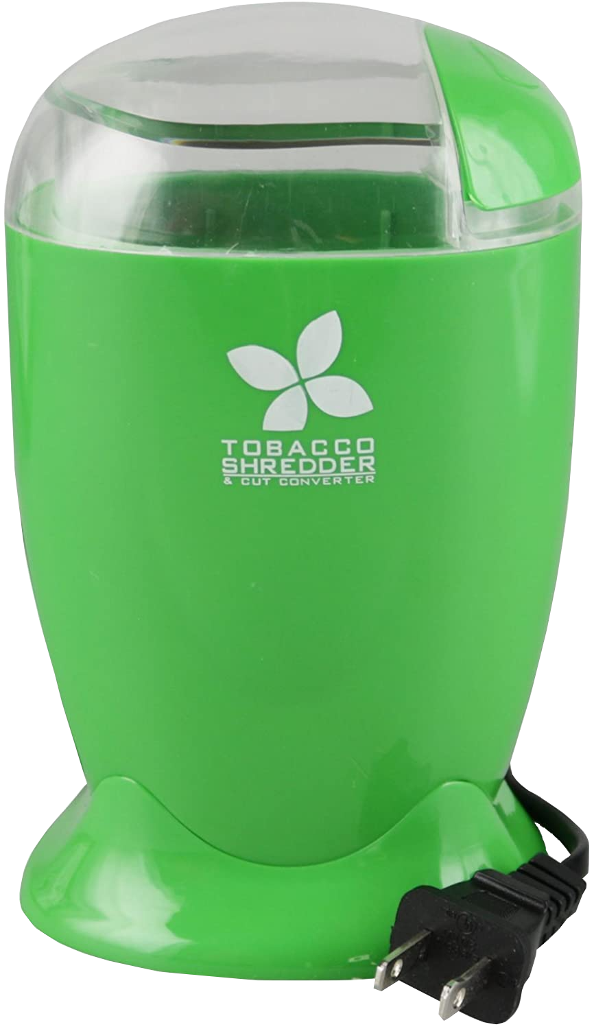 front view of the electric tobacco shredder made with heavy duty blades for a even cut for rolling the perfect smoke.