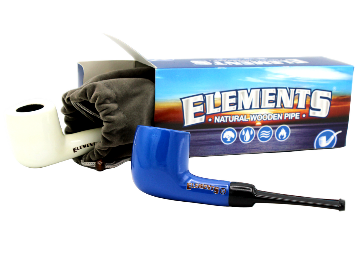 Elements Pipe Engraved With Pouch