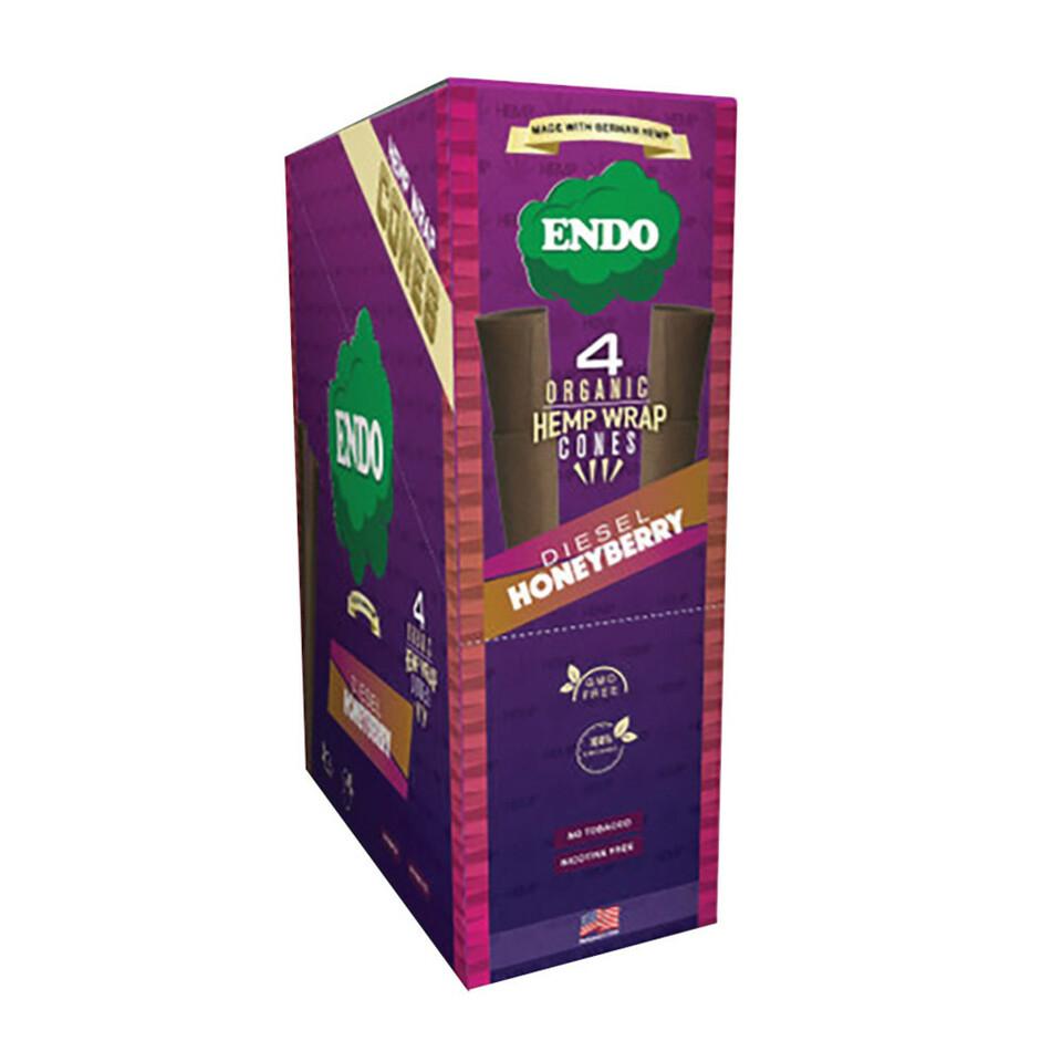 Endo Organic Hemp Cones 4ct 15pk