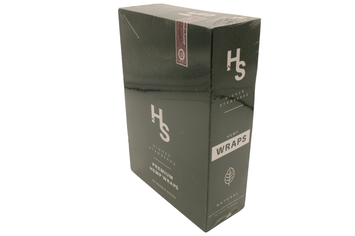 Higher Standards Premium Hemp Wraps 2ct 25pk