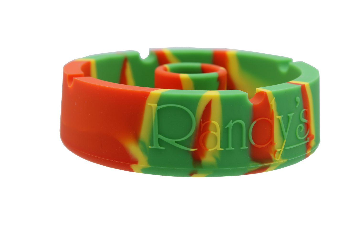 Randy's 5″ Circle Silicone Ashtray - Assorted 1ct