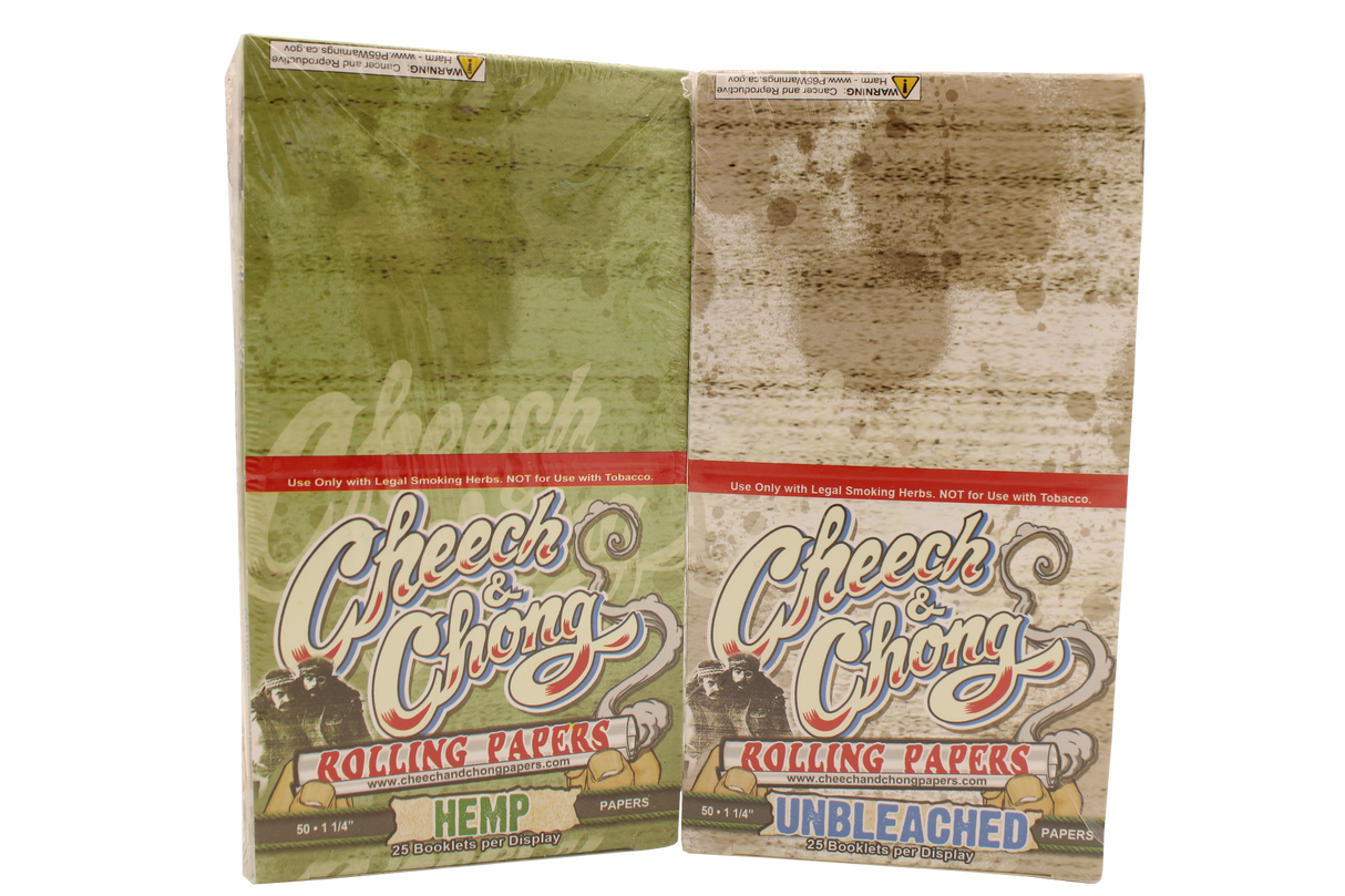 Cheech and Chong 1 1/4 Hemp Rolling Papers 50ct 25pk