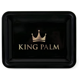 King Palm Large Black Rolling Tray