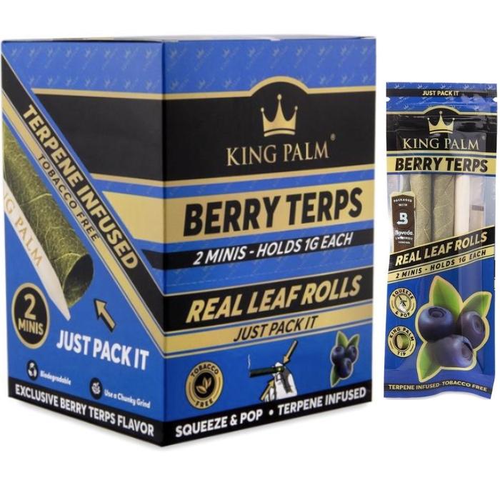 King Palm Terp Infused Mini Size 2ct 20pk