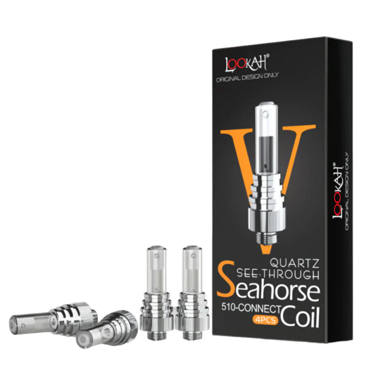 Lookah Seahorse Quartz IV Coils 4ct