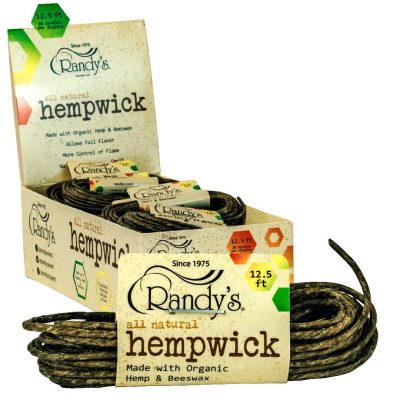 Randy's 12.5ft Hempwick Bundles 20ct Display