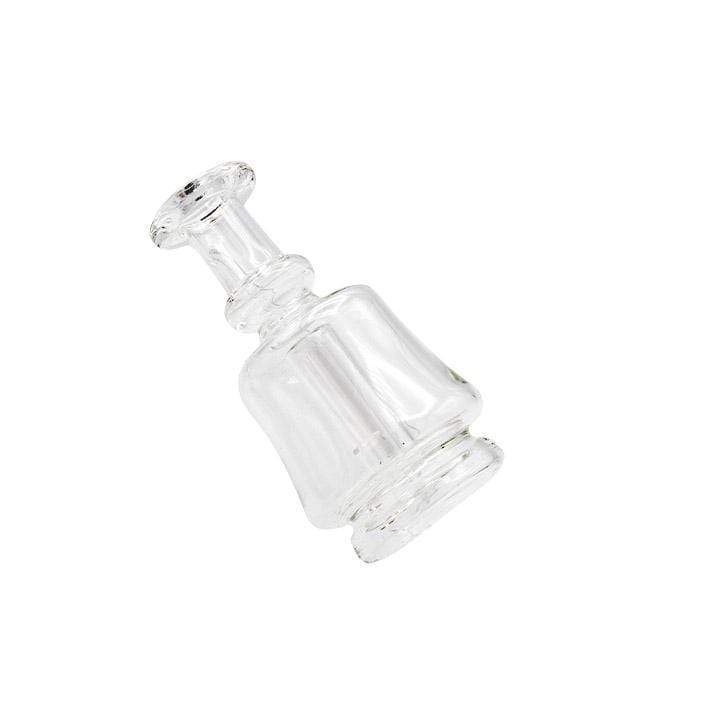 Full profile view of the SOC Vape replacement bubbler. A high quality glass product for replacement bubbler for SOC Vapes.