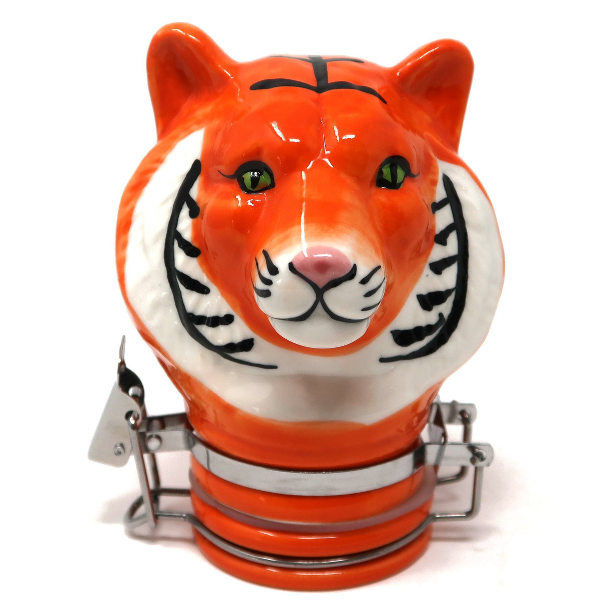 Contained Art 100ml Orange Tiger Face Stash Jar